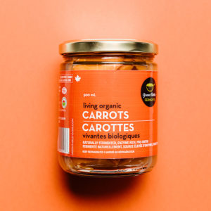 Jar of Green Table Ferments Living Organic Carrots